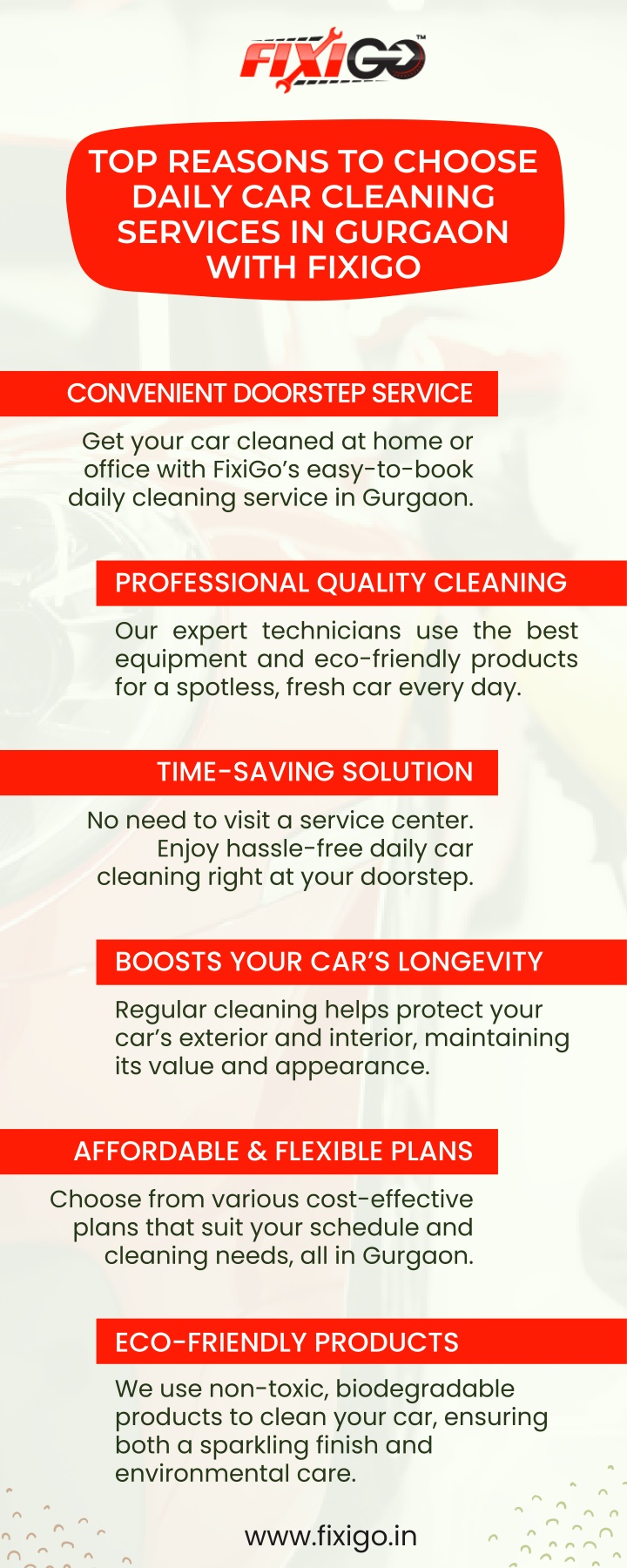 top reasons to choose daily car cleaning services