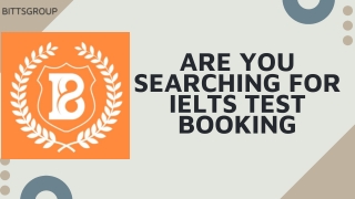 are you searching for ielts test booking