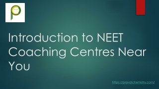 introduction to neet coaching centres near you