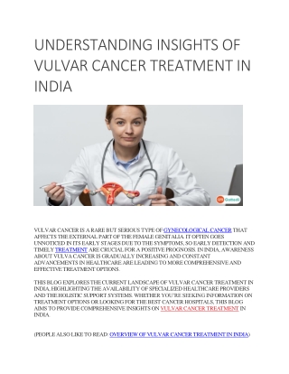 Understanding Insights of Vulvar Cancer Treatment in India