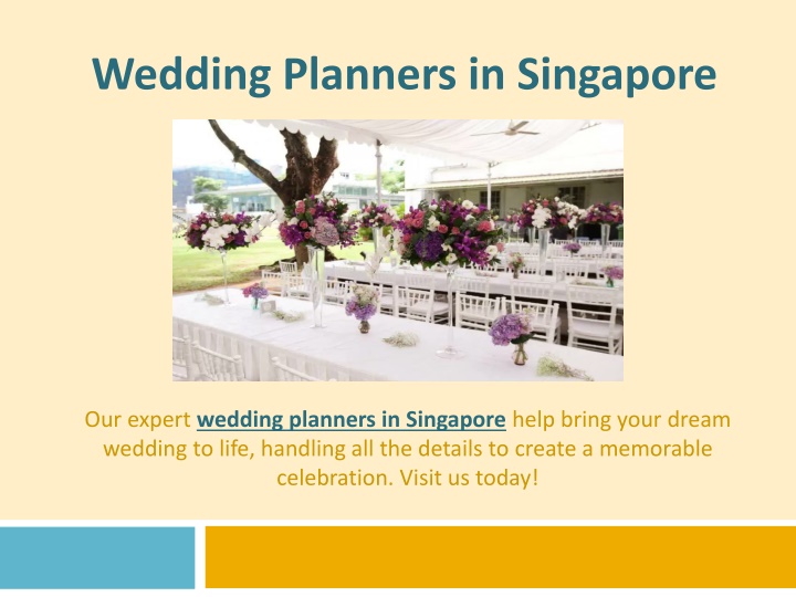 wedding planners in singapore