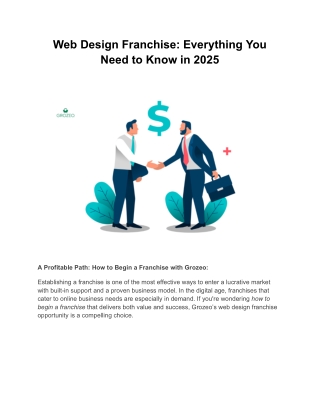 Web Design Franchise: Everything You Need to Know in 2025