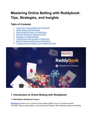Reddy Book