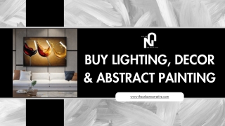 Buy Lighting, Decor & Abstract Painting