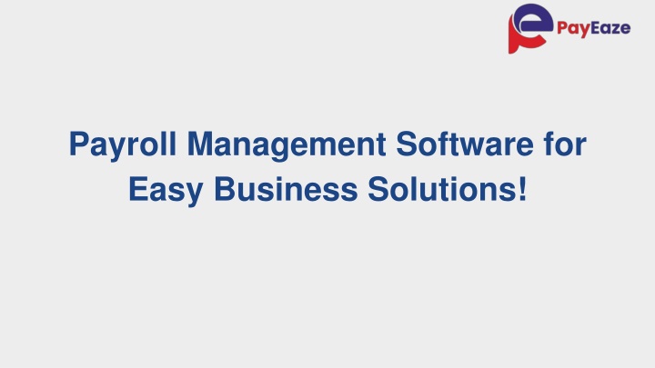 payroll management software for easy business solutions