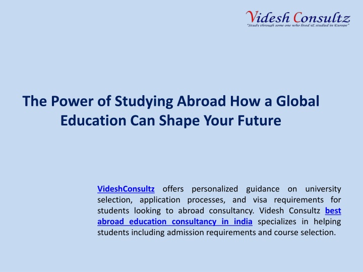 the power of studying abroad how a global education can shape your future