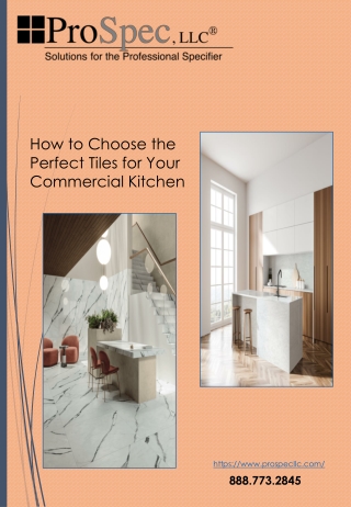 How to Choose the Perfect Tiles for Your Commercial Kitchen