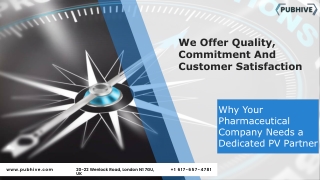 Why Your Pharmaceutical Company Needs a Dedicated PV Partner (1)