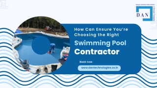 How Can You Ensure You’Re Choosing the Right Swimming Pool Contractor?