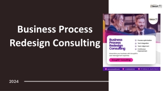 Business Process Redesign Consulting