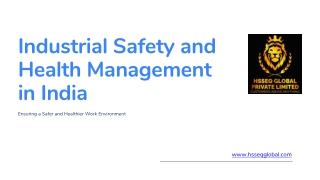 Industrial Safety and Health Management in India