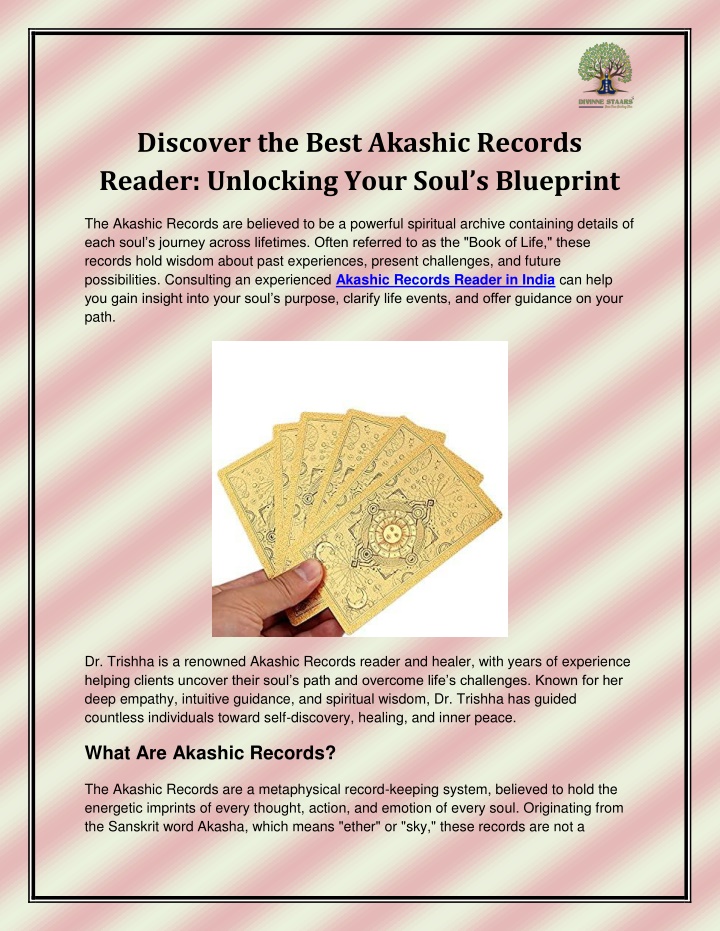 discover the best akashic records reader