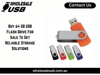 Buy 64 GB USB Flash Drive For Sale To Get Reliable Storage Solutions