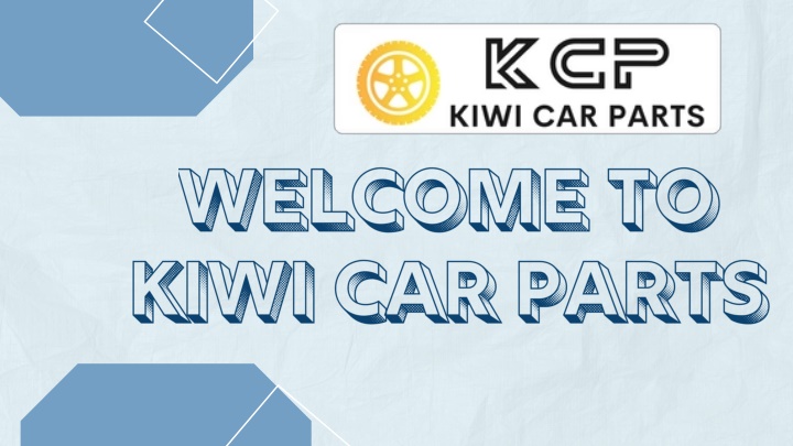 welcome to kiwi car parts