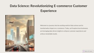 How Data Science Enhances E-commerce: Key Insights