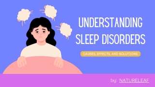 Sleep disorder Presentation natureleaf