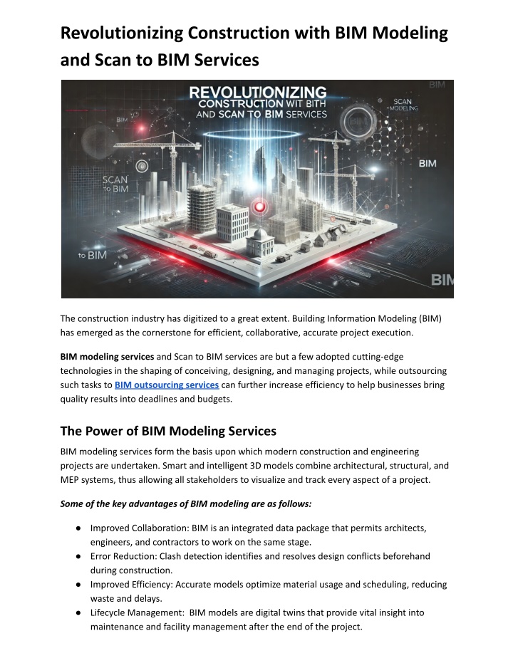 revolutionizing construction with bim modeling