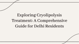 Cryolipolysis Treatment in Delhi - Figure N Belle