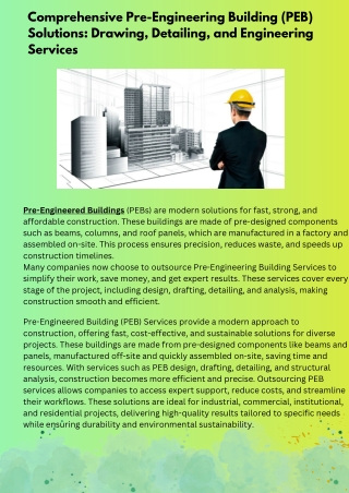 comprehensive pre engineering building
