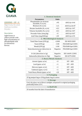 1 chemical analysis