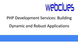 php development services building