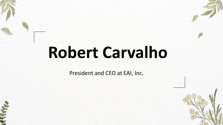 robert carvalho