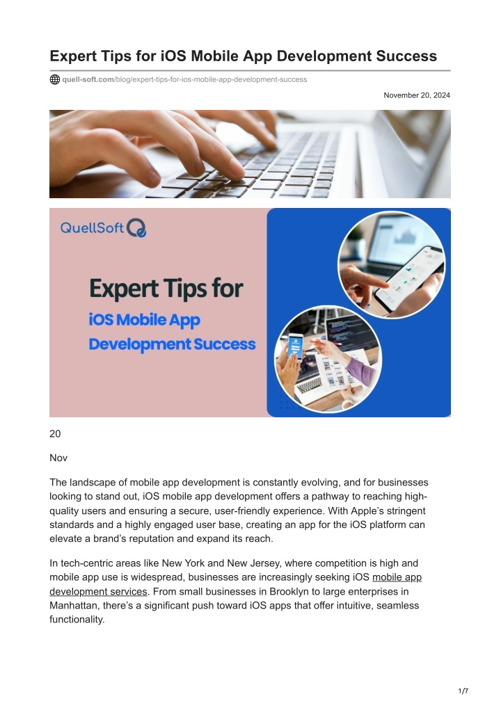 expert tips for ios mobile app development success