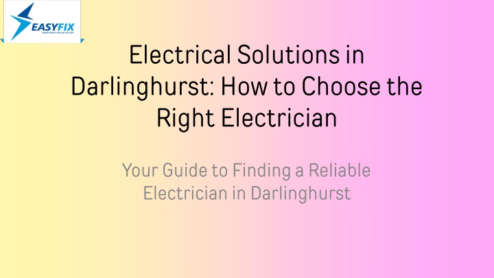 electrical solutions in darlinghurst