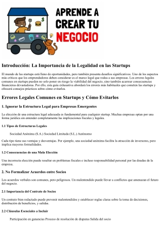 Errores Legales Comunes en Startups y Cómo Evitarlos