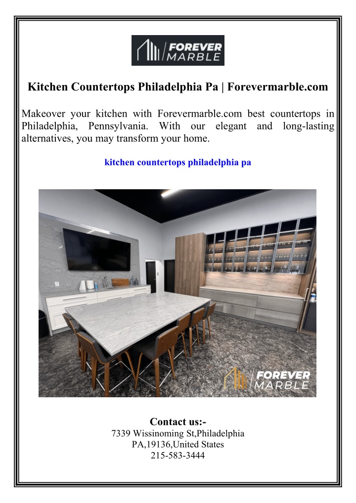 kitchen countertops philadelphia pa forevermarble