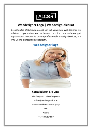 Webdesigner Logo  Webdesign-alcor.at