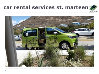 car rental services st. marteen