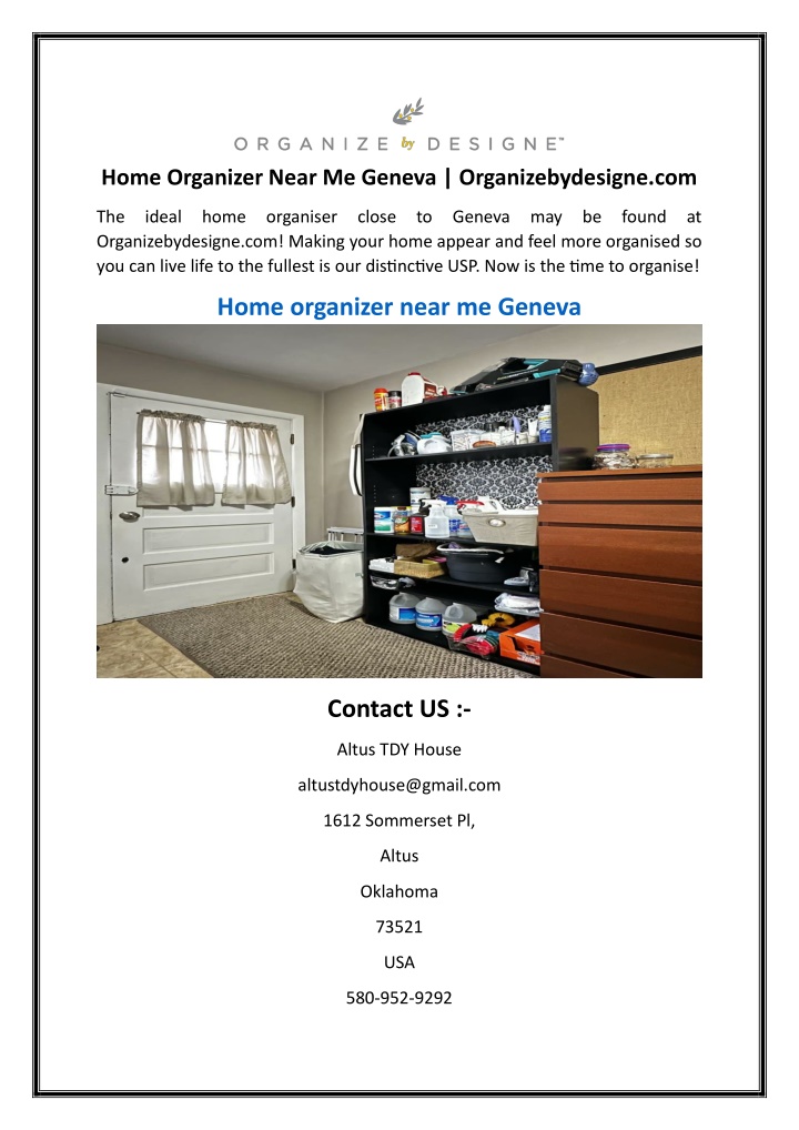 home organizer near me geneva organizebydesigne