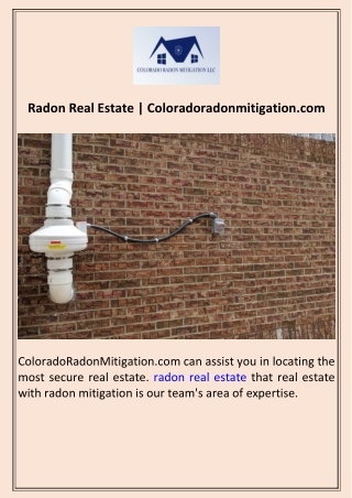 radon real estate coloradoradonmitigation com