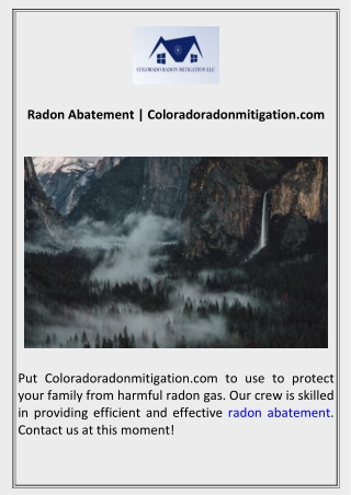 radon abatement coloradoradonmitigation com