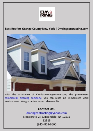 Best Roofers Orange County New York Dmringcontracting.com