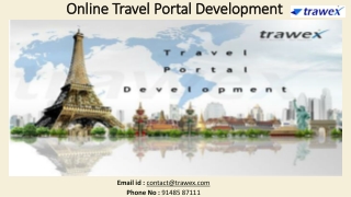 online travel portal development