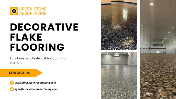 decorative flake flooring