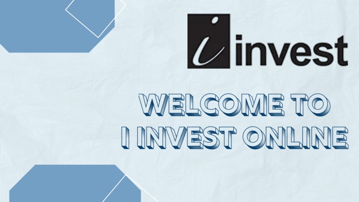 welcome to i invest online