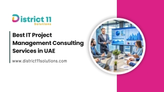 The Best IT Project Management Consulting Services in UAE