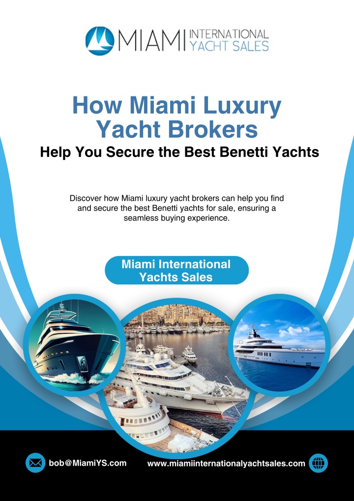 how miami luxury yacht brokers help you secure