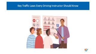 Key Traffic Laws Every Driving Instructor Should Know