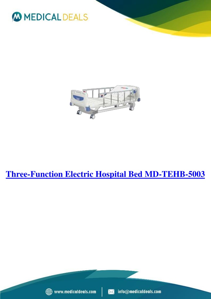 three function electric hospital bed md tehb 5003