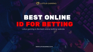 Best Online ID for Cricket Betting