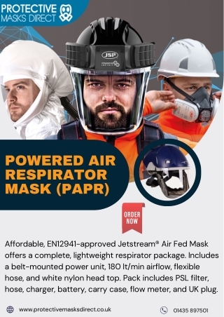 Powered Respirator | Battery-Powered Air Fed Respirator Masks