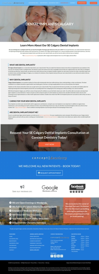 Comprehensive Dental Implant Services in Calgary