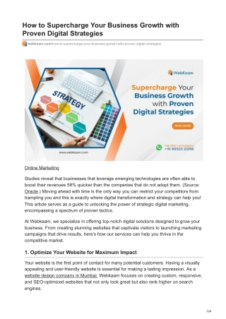 How to Supercharge Your Business Growth with Proven Digital Strategies