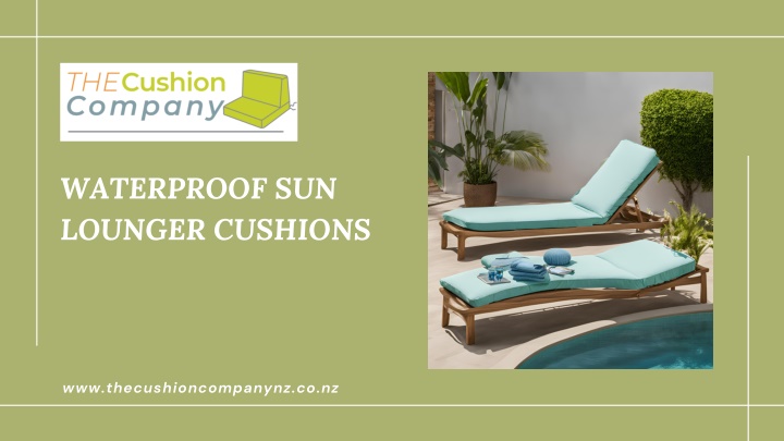 waterproof sun lounger cushions