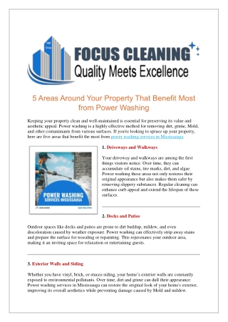 power washing services mississuaga