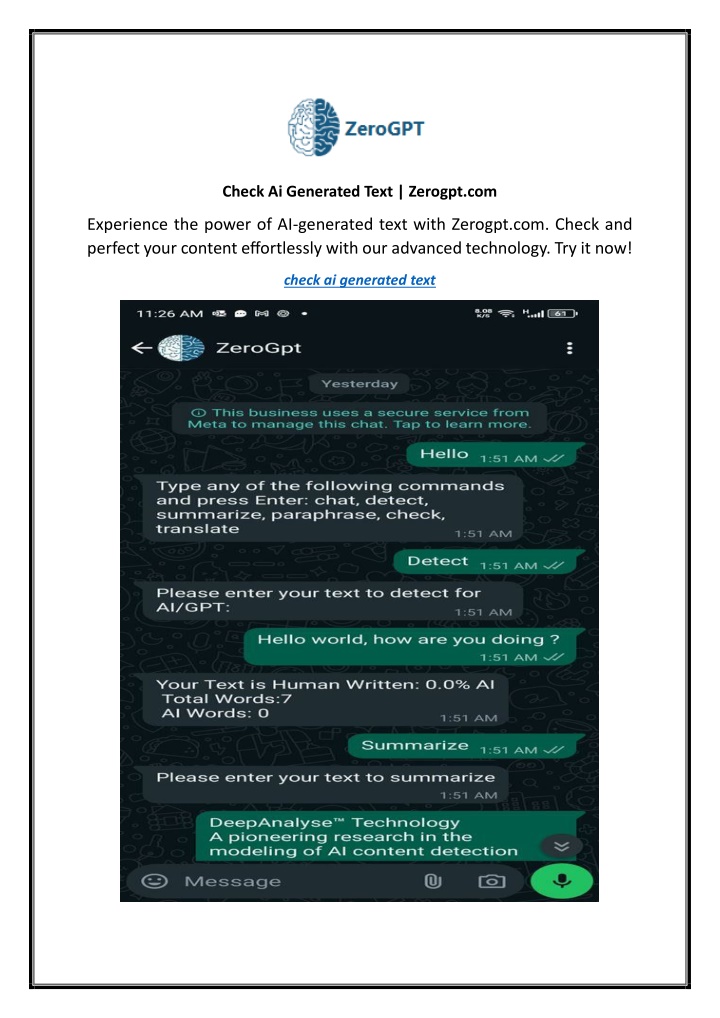 check ai generated text zerogpt com